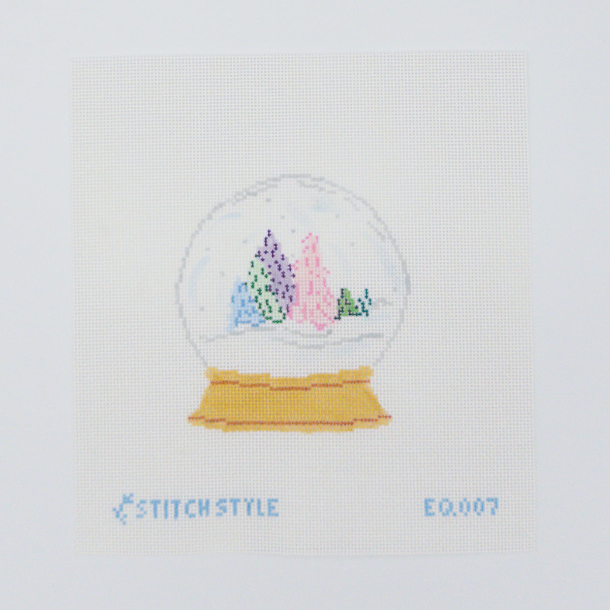 Emily Quigley: Snow Globe Needlepoint Canvas