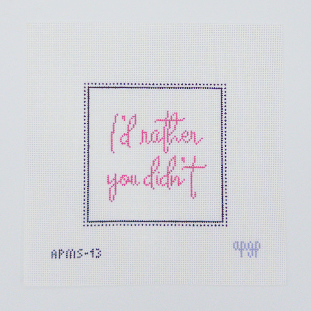 I'd Rather You Didn't