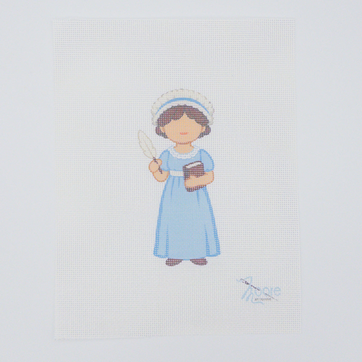 Jane Austen Needlepoint Canvas