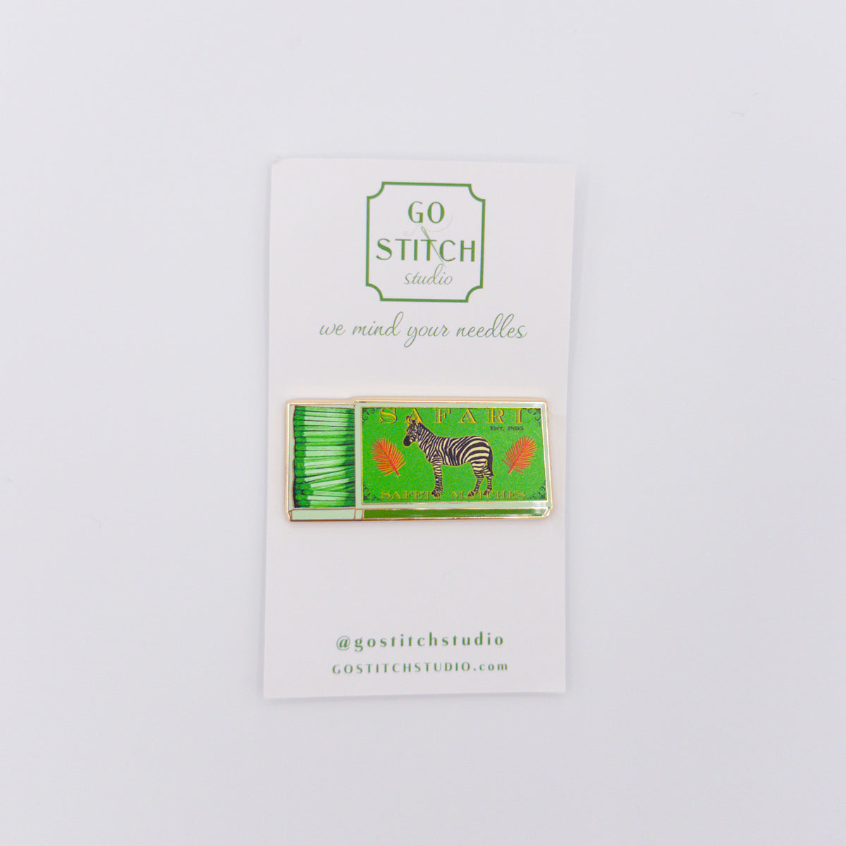 Safari Matchbox Needleminder