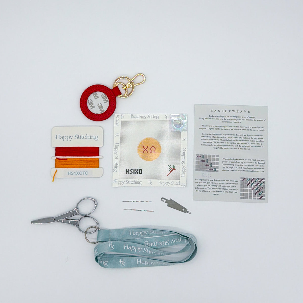 Chi Omega Key Fob Kit