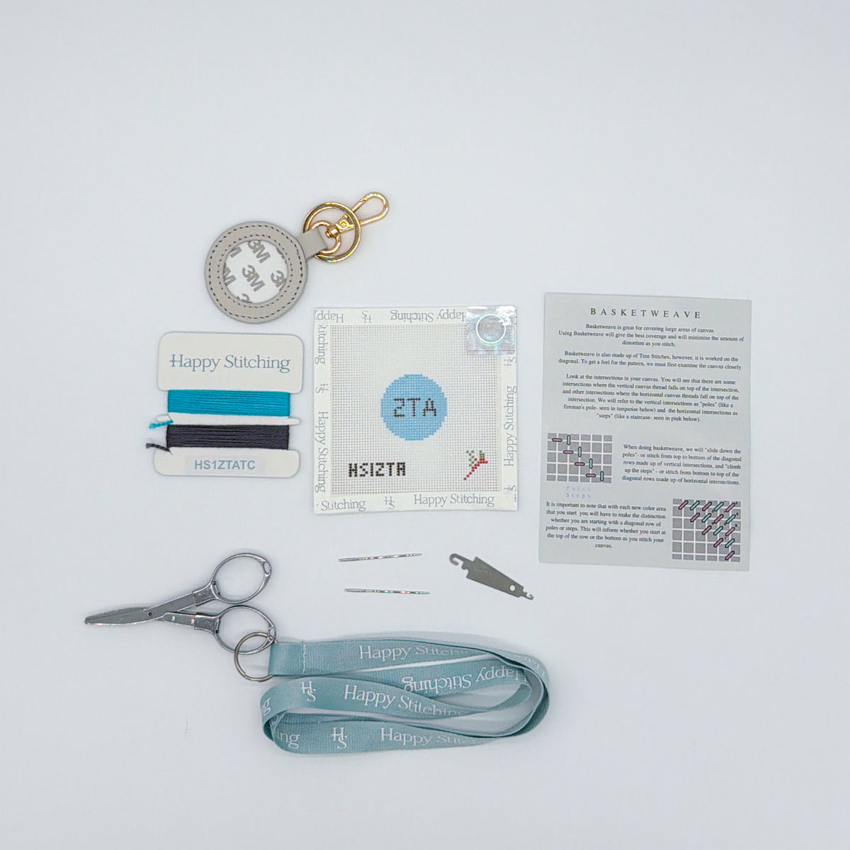 Zeta Tau Alpha Key Fob Kit
