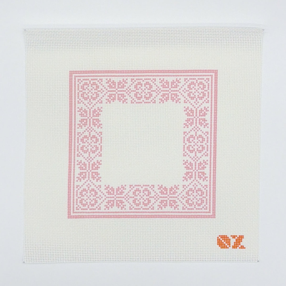 Pink Floral Square Frame