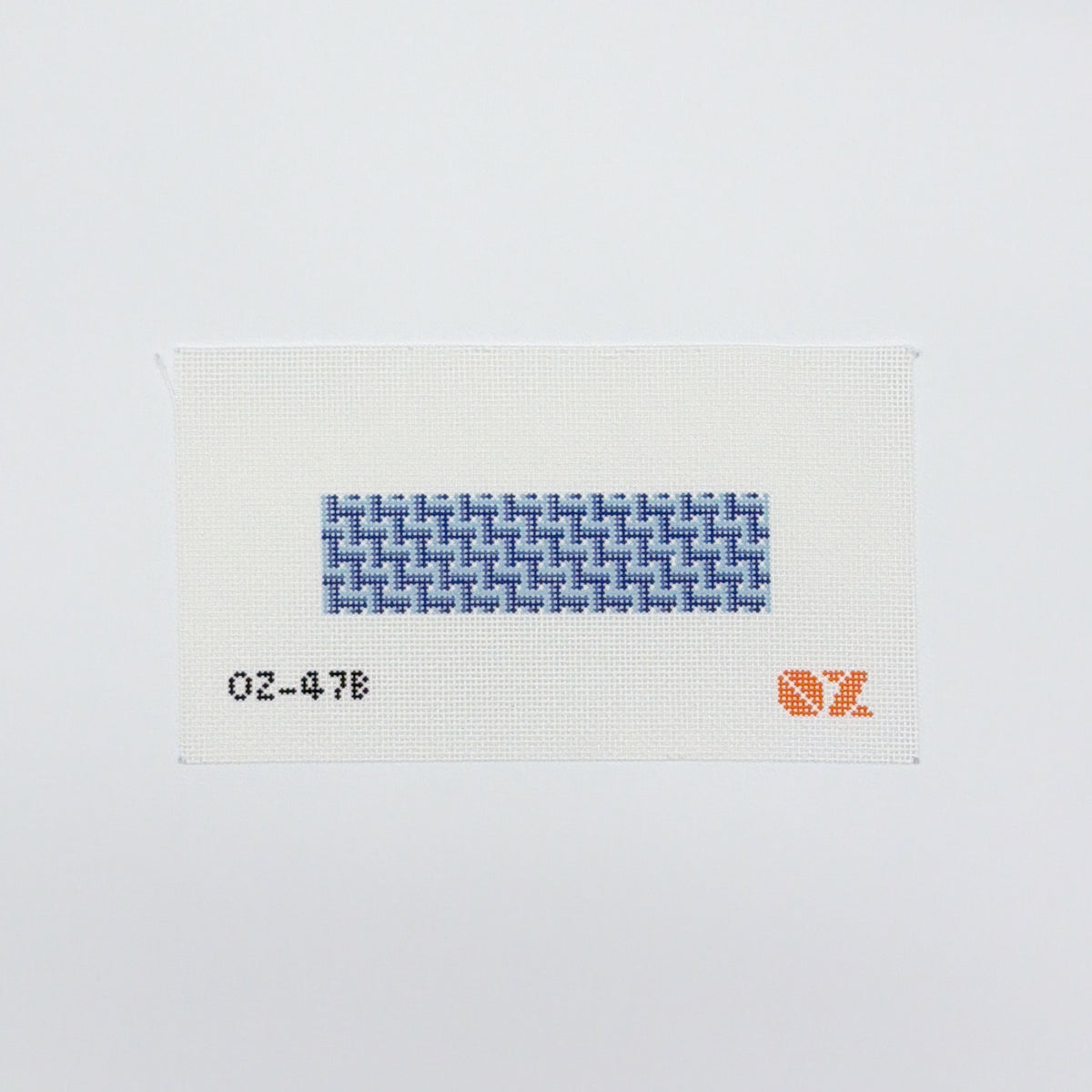 Blue Basketweave Fob