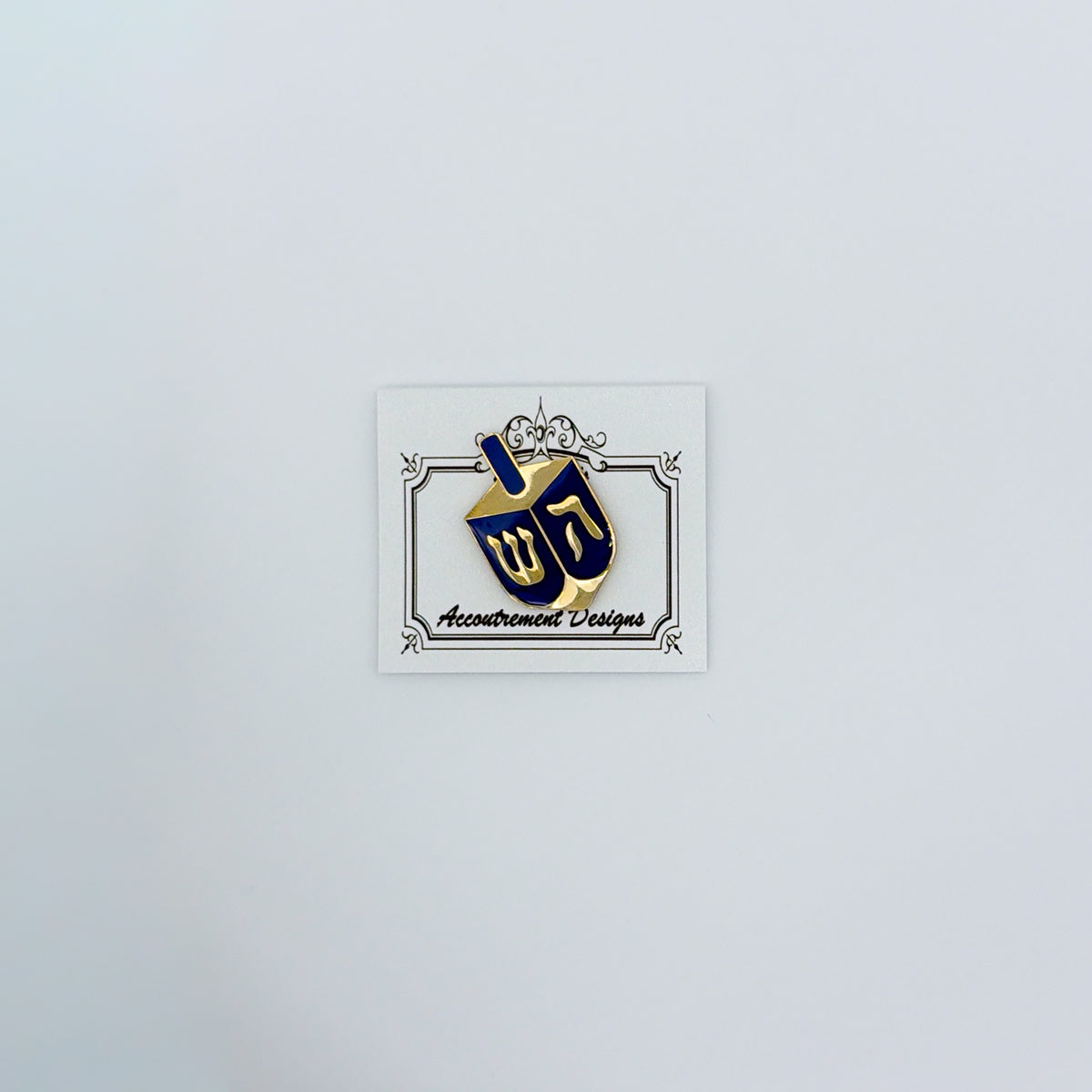 Blue Dreidel Needleminder