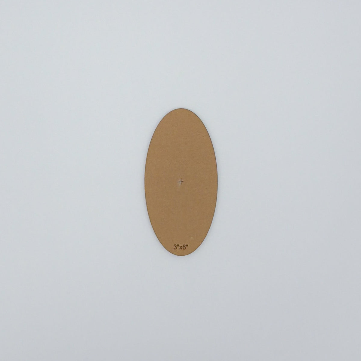 3"x6" Oval Acrylic Stencil