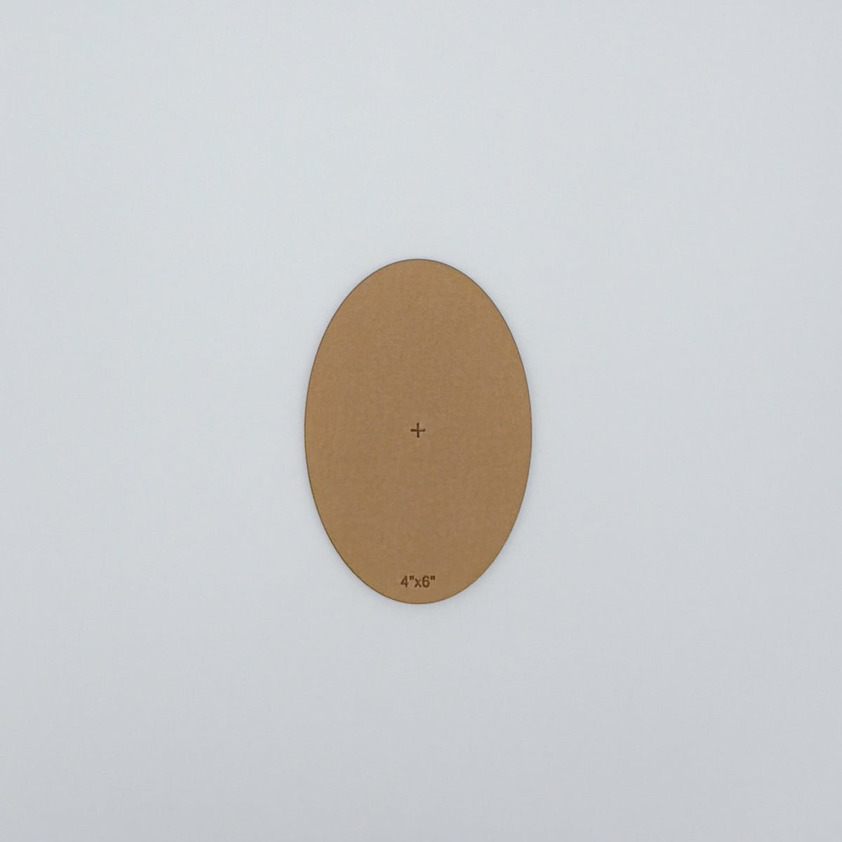 4"x6" Oval Acrylic Stencil