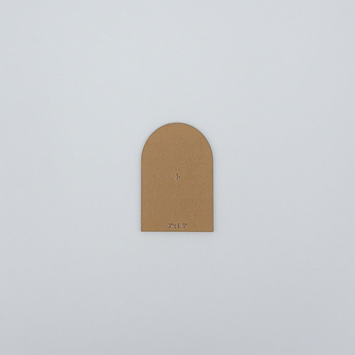 3"x4.5" Acrylic Arch Stencil