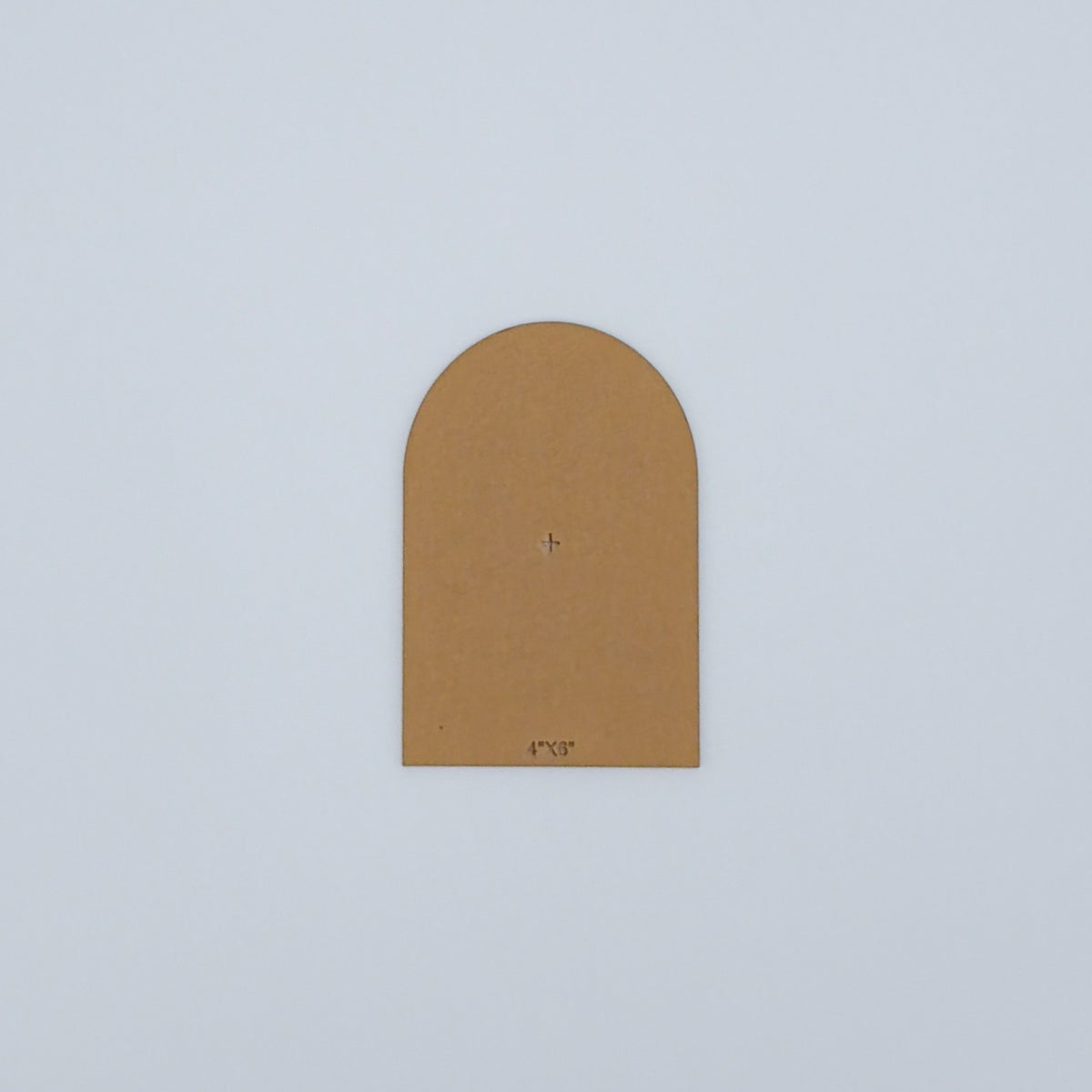 4"x6" Acrylic Arch Stencil