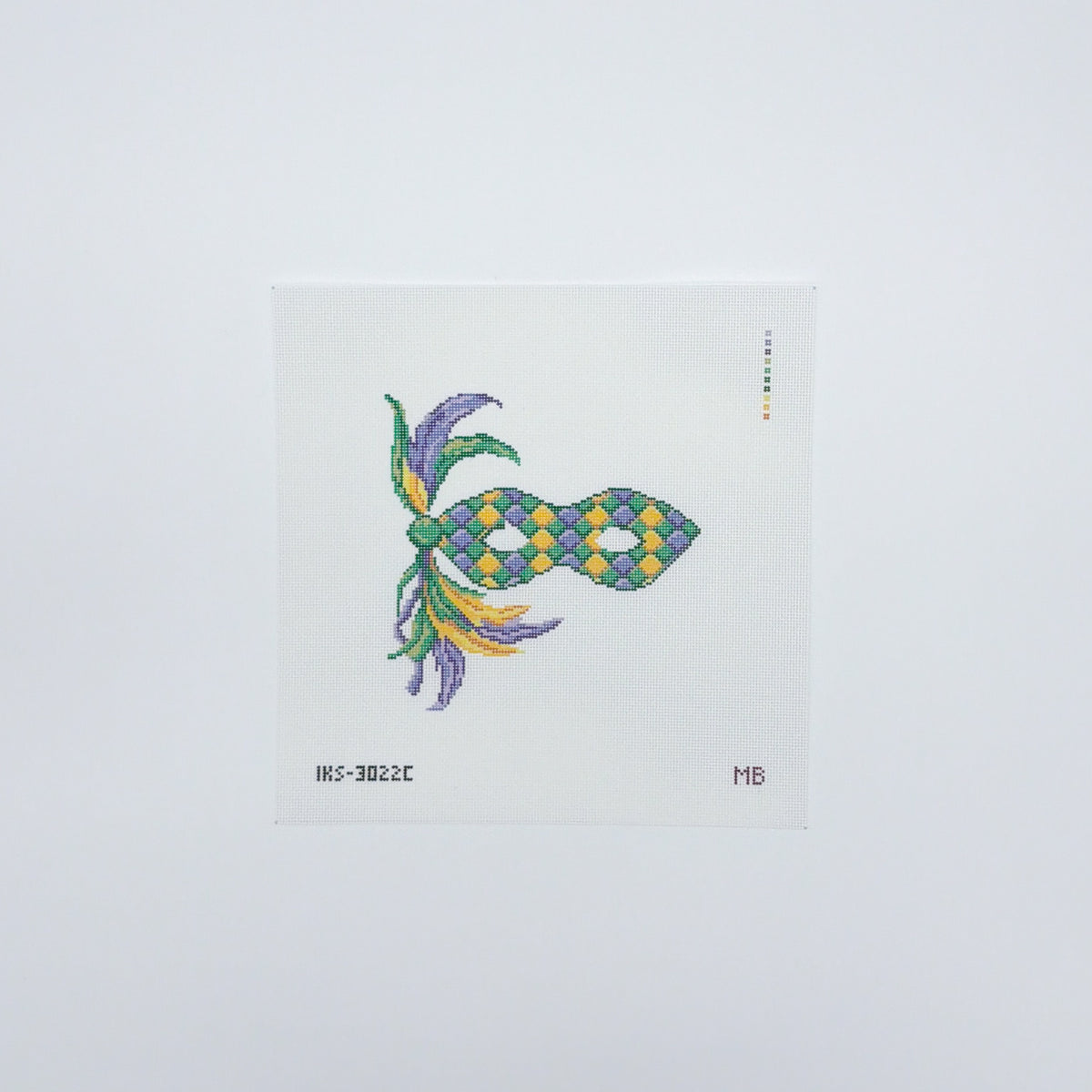 Mardi Gras Mask - Yellow
