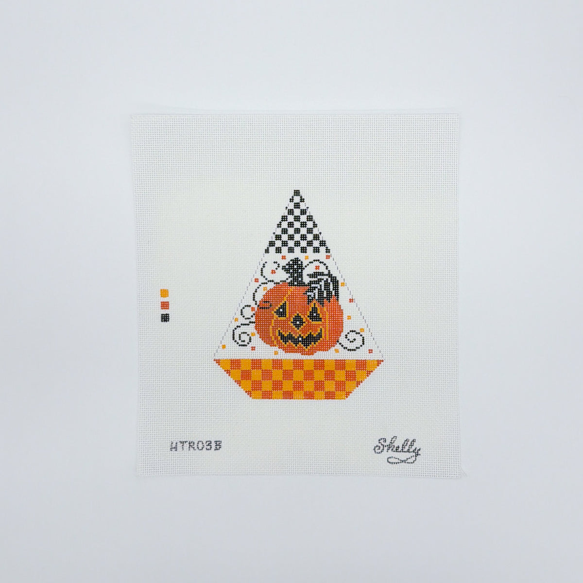 Shelly Tribbey: Checked  Jack-O-Lanterns