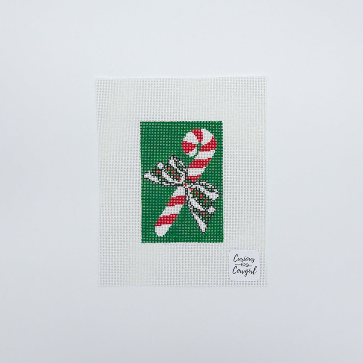 Candy Cane with Bow