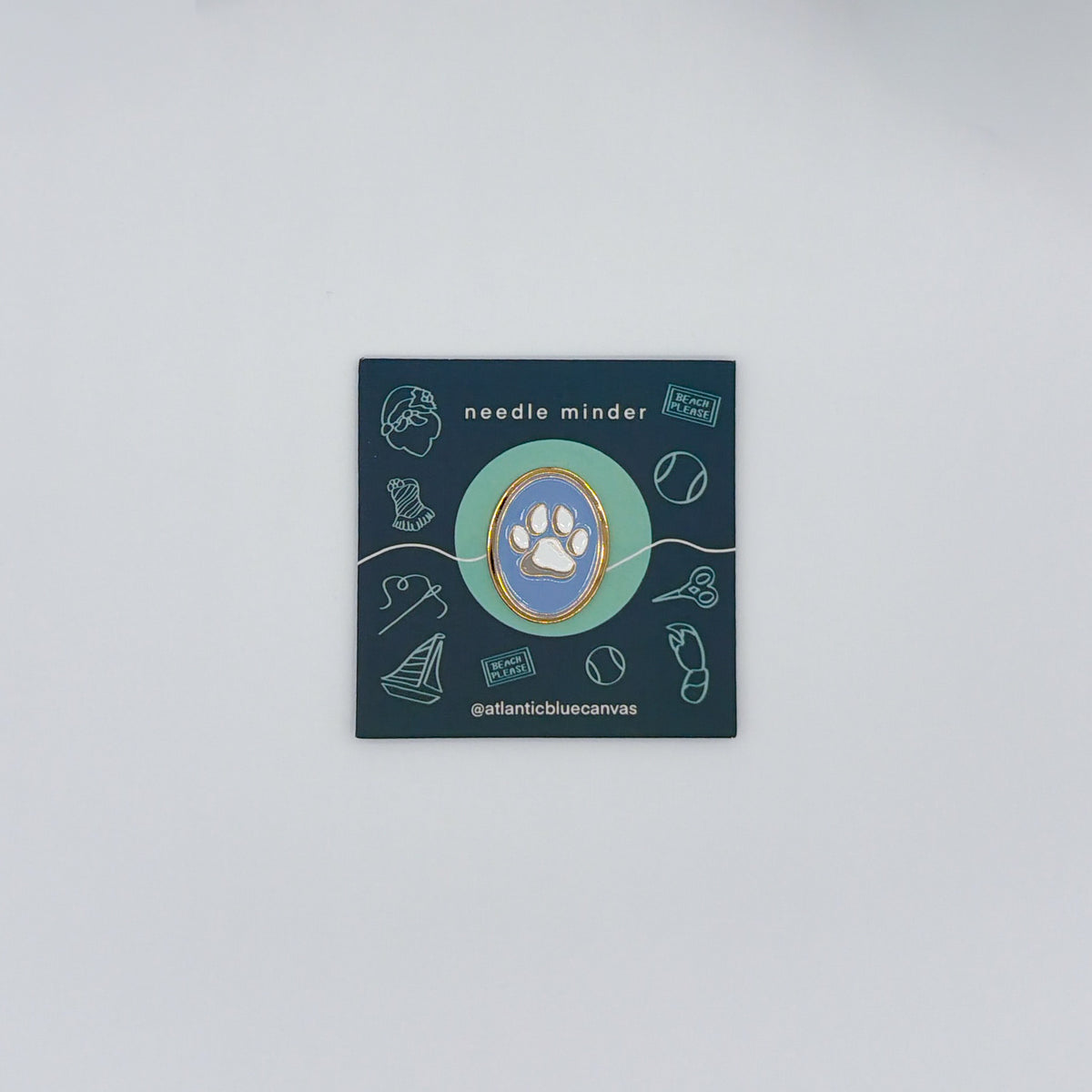Paw Print Cameo Needleminder