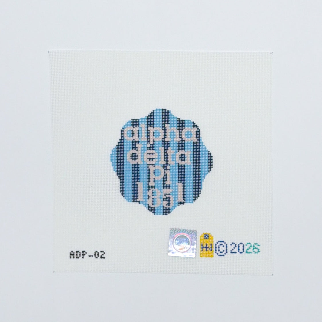 Alpha Delta Pi 4" Coaster
