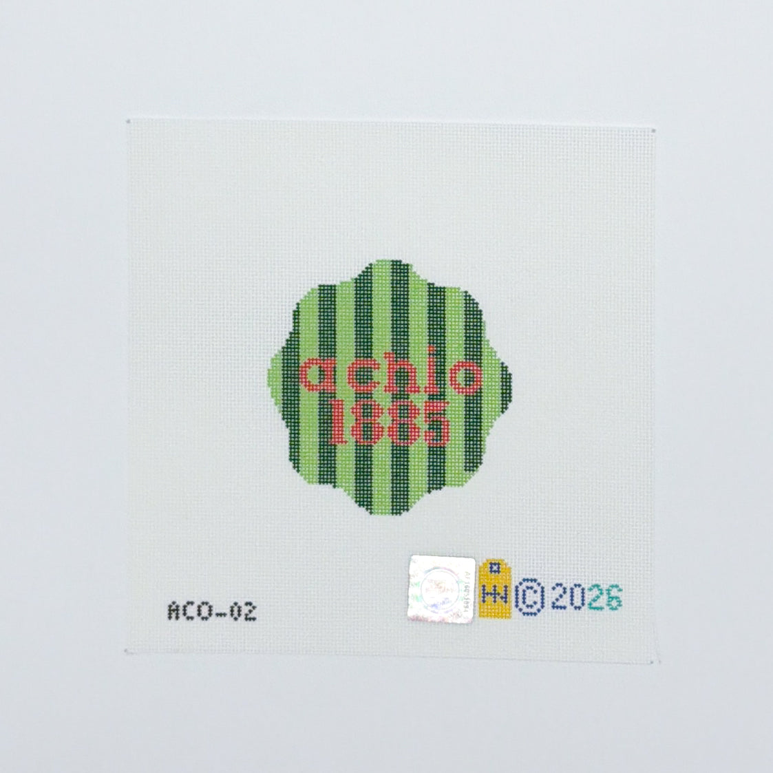 Alpha Chi Omega 4" Coaster