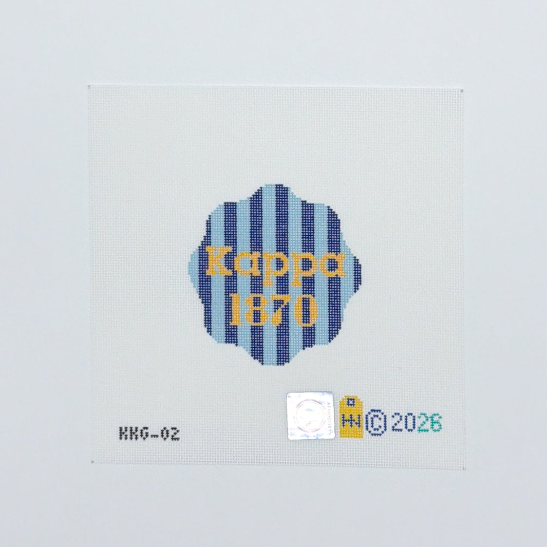 Kappa Kappa Gamma 4" Coaster