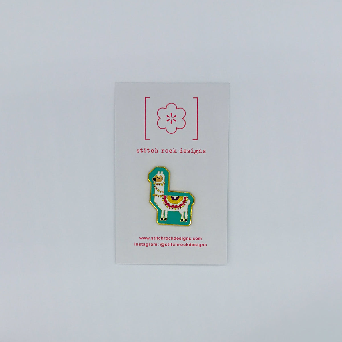 Turquoise Llama Needleminder