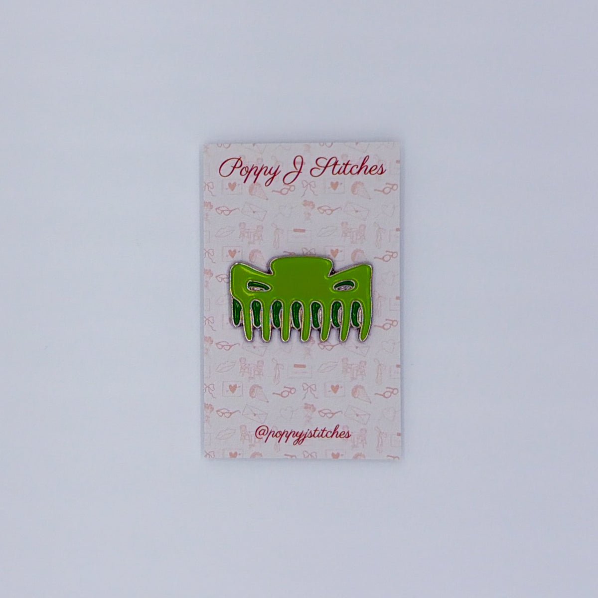 Hair Clip Needleminder - Green