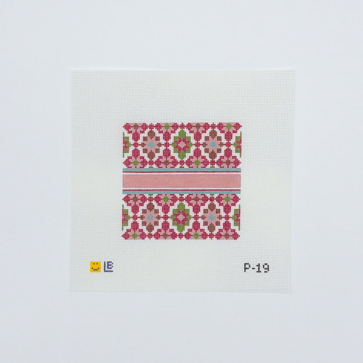 Portuguese Tiles 4 inch Square - Magenta