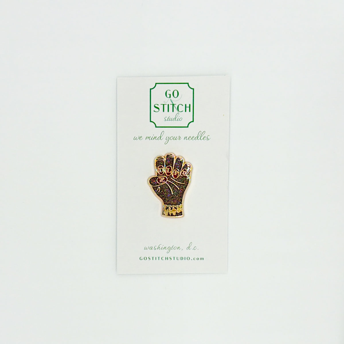 NDLPT Nails Needleminder - Brown Glitter