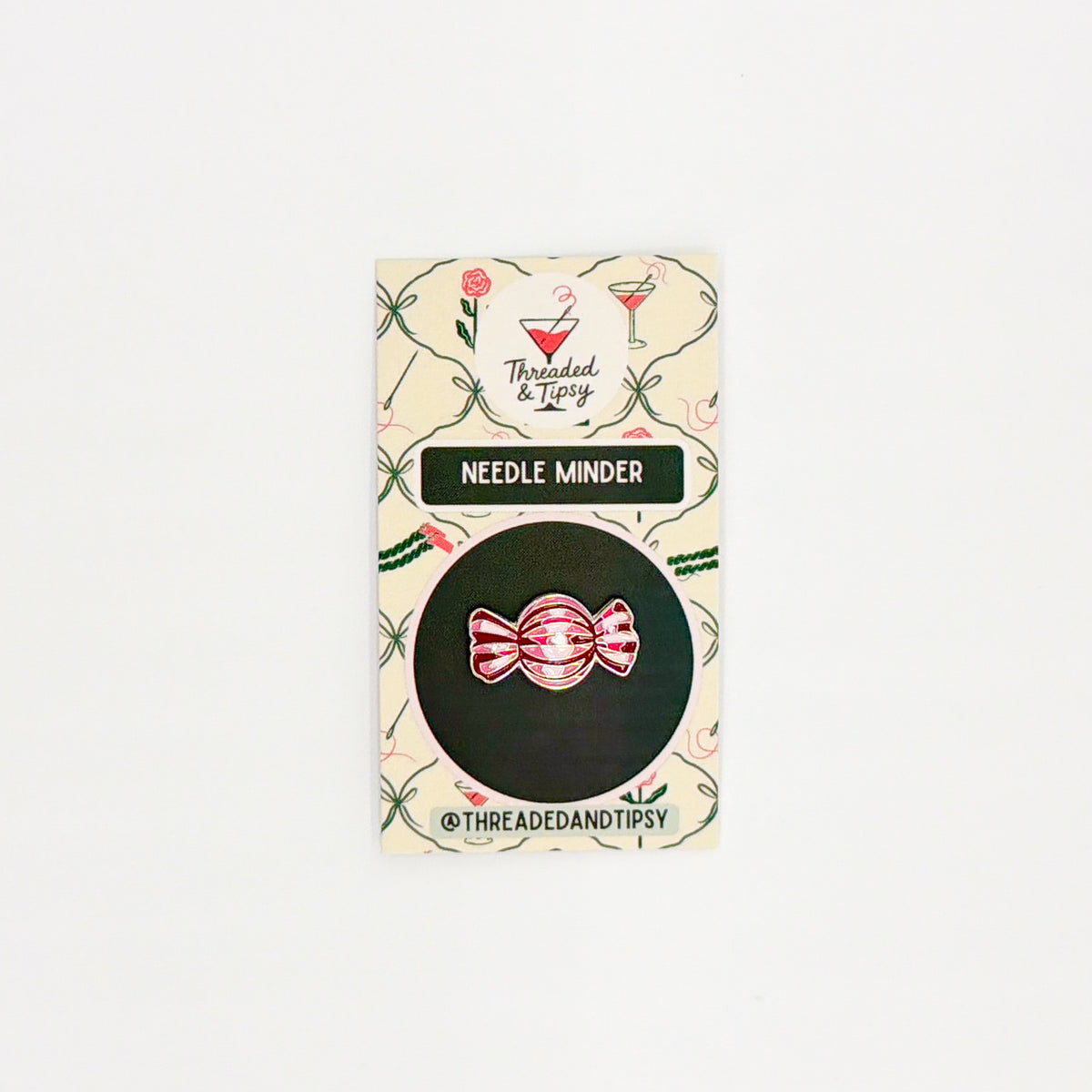 Pink Wrapped Candy Needleminder