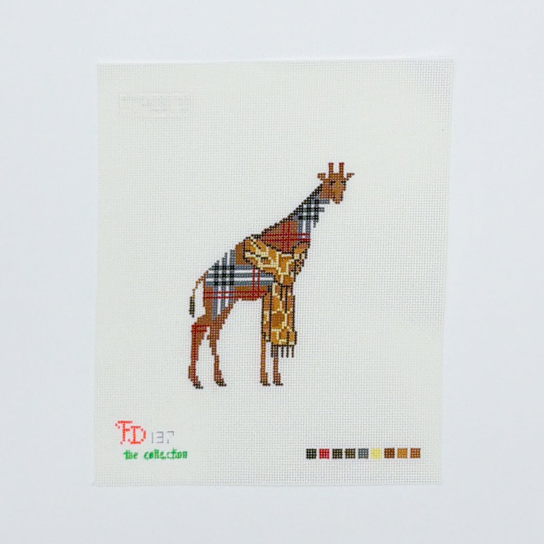 Plaid Giraffe in Spotted