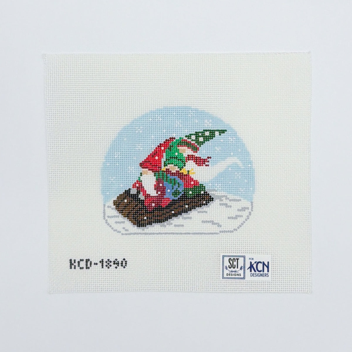 Clark, Sally and Ned Gnomes on Sled