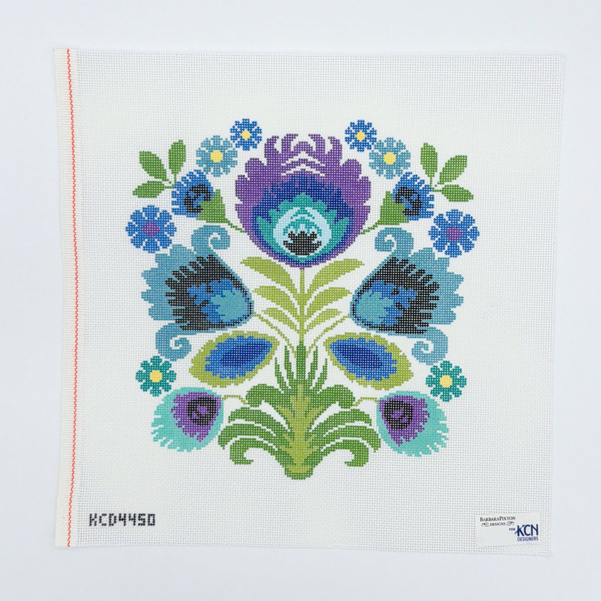 Polish Folk Design - Purple Flower
