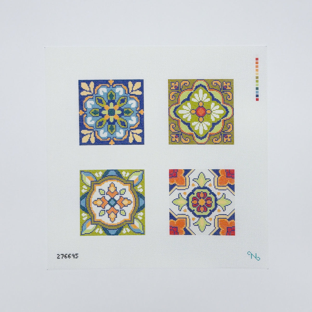 Mexican Tile Coaster Set