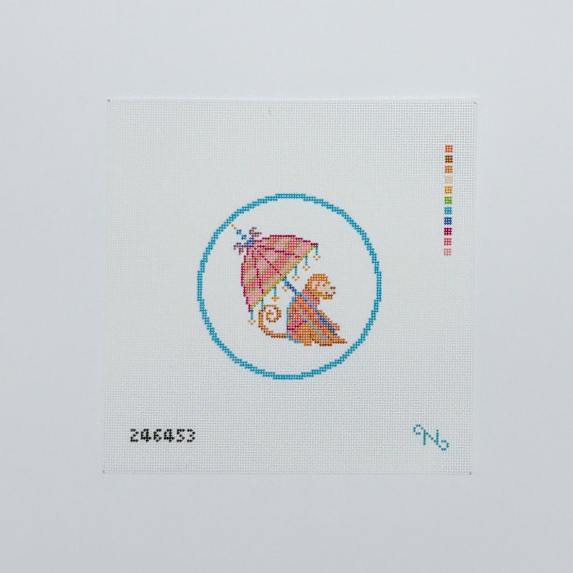 Monkey Round Blue