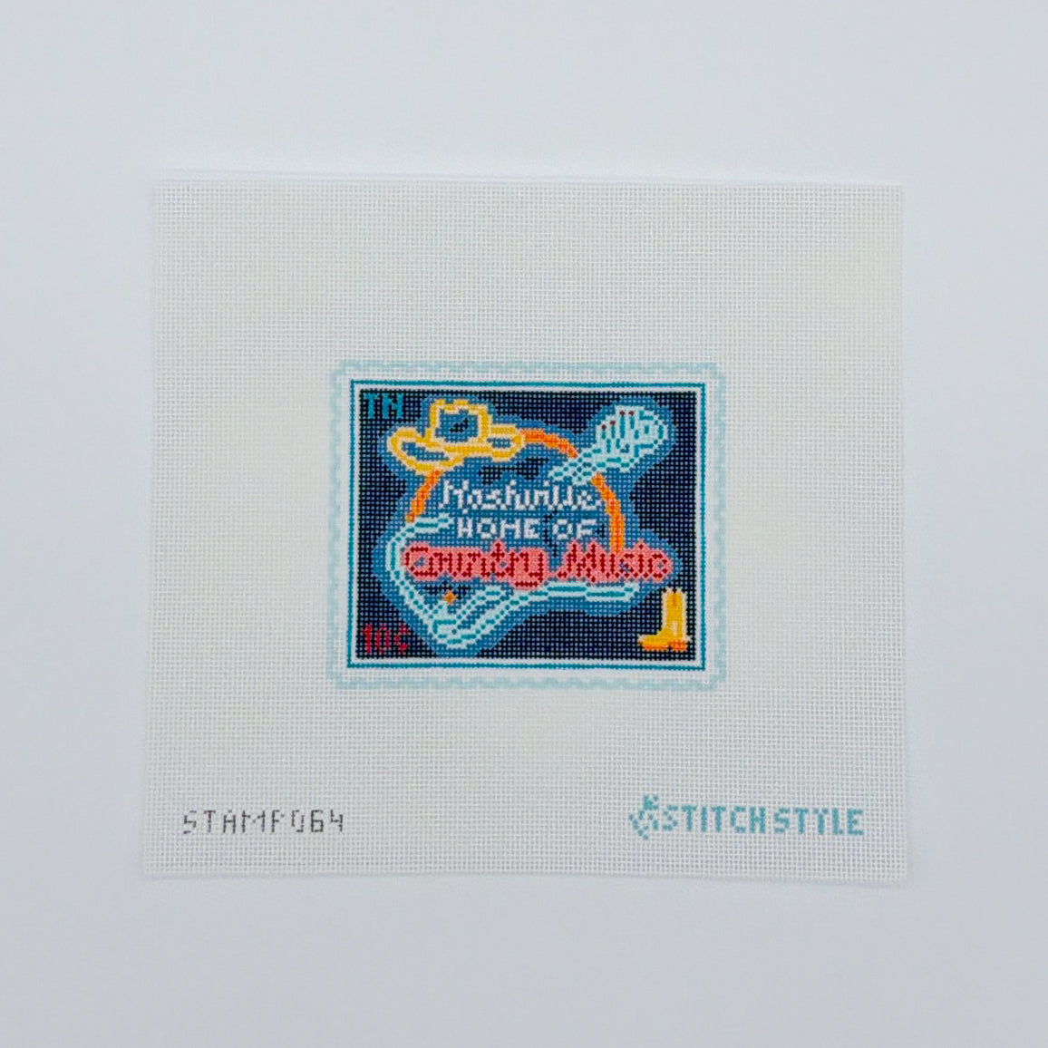 Nashville Travel Stamp