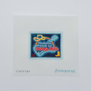 Nashville Travel Stamp