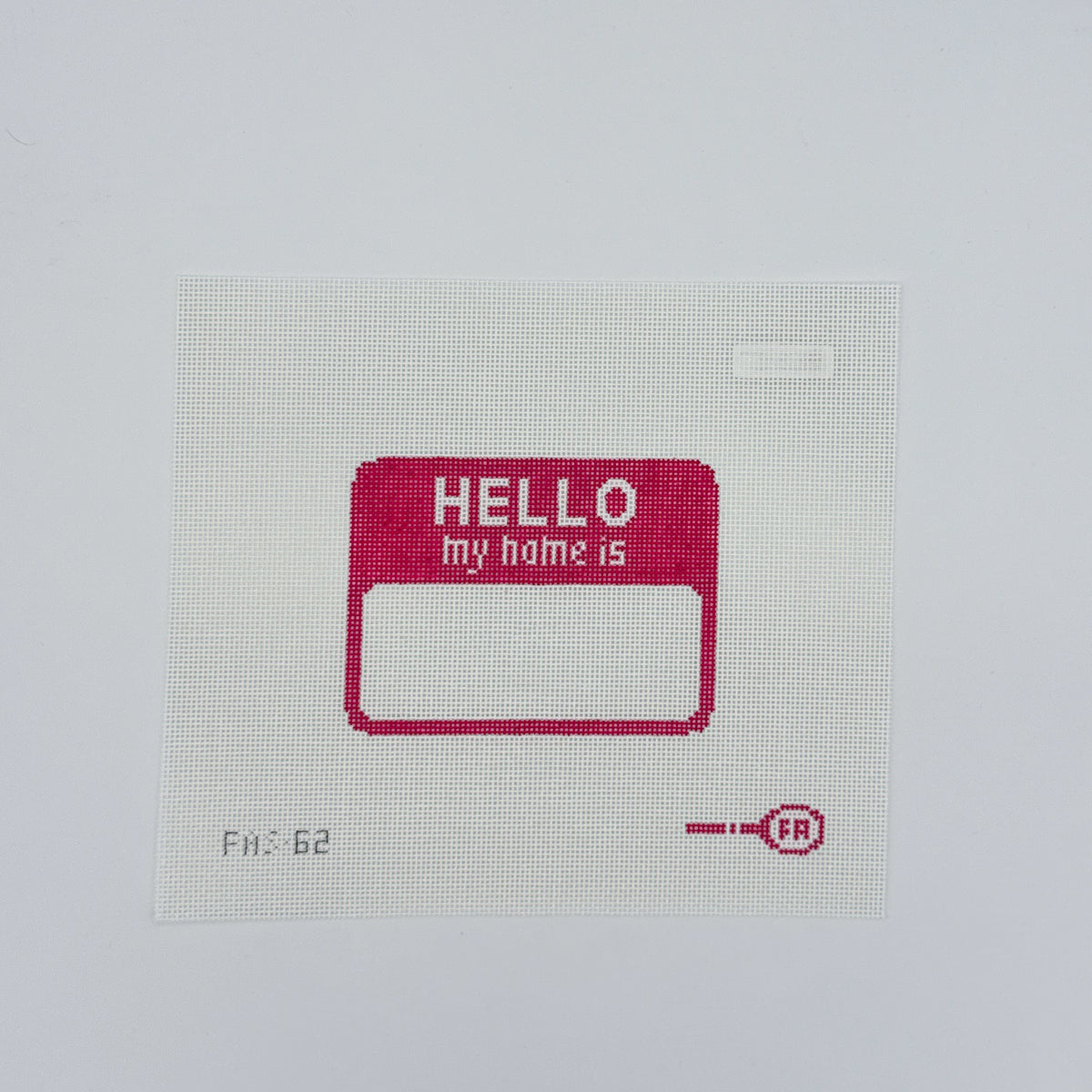 Hello My Name Is  Pink (Blank) Nametag