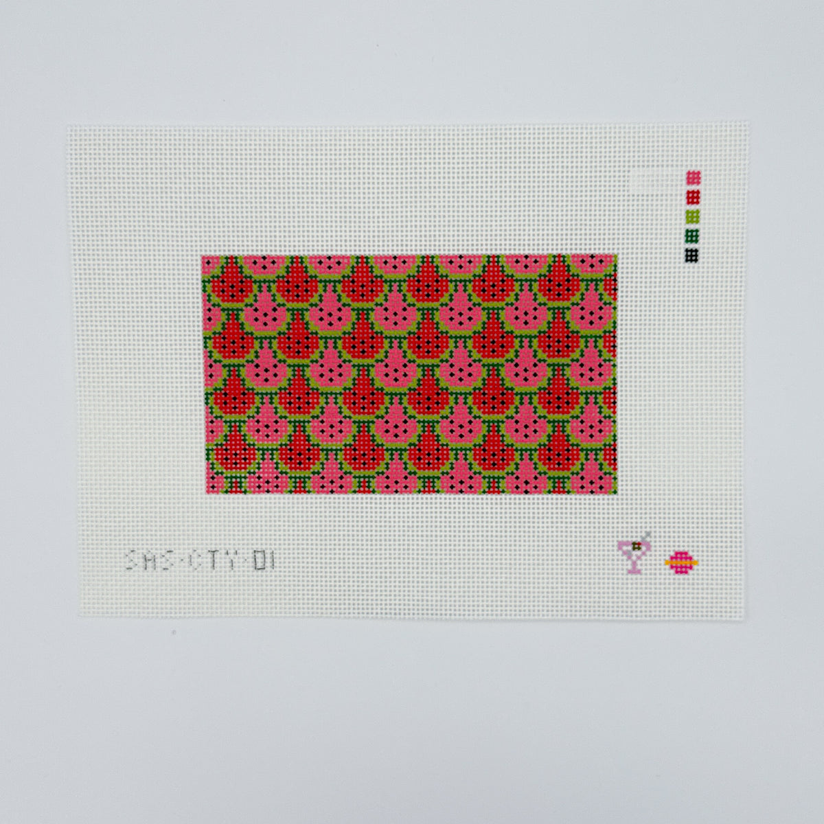 The City Stitcher: Watermelon Clutch