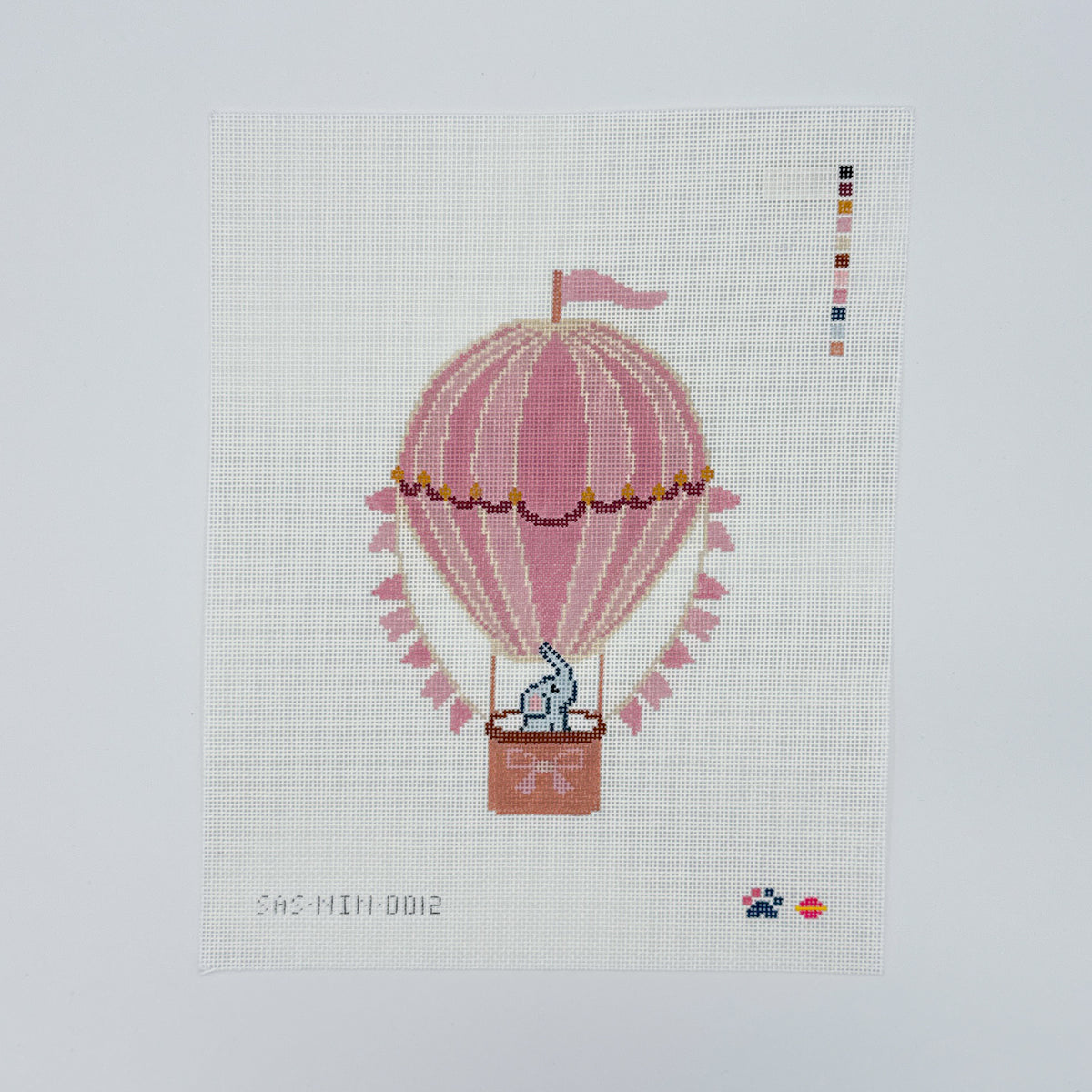 Nine Lives Needlepoint: Baby Girl Balloon