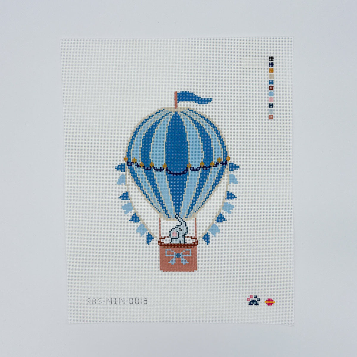Nine Lives Needlepoint: Baby Boy Balloon