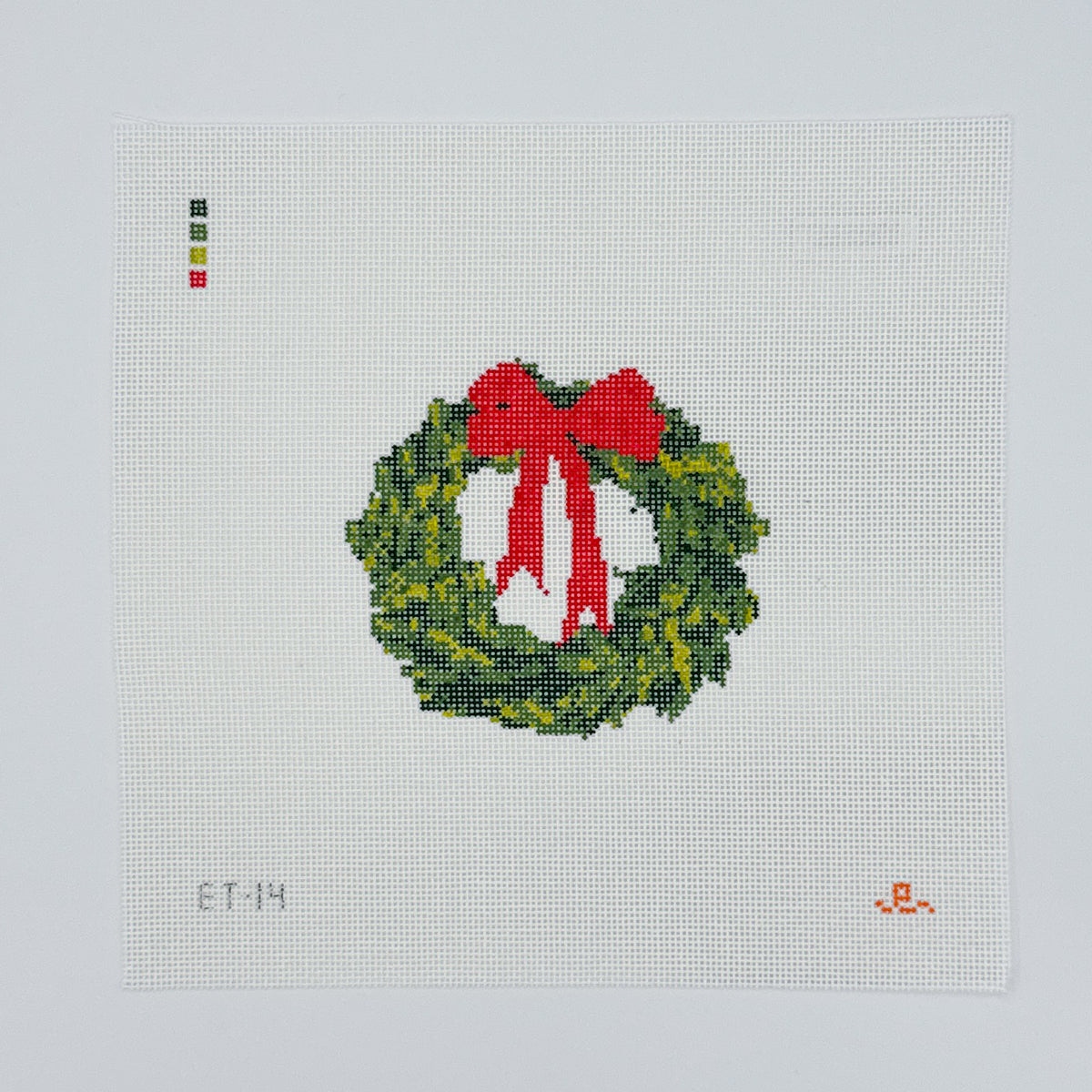 Elizabeth Taylor Needlepoint: Holiday Wreath