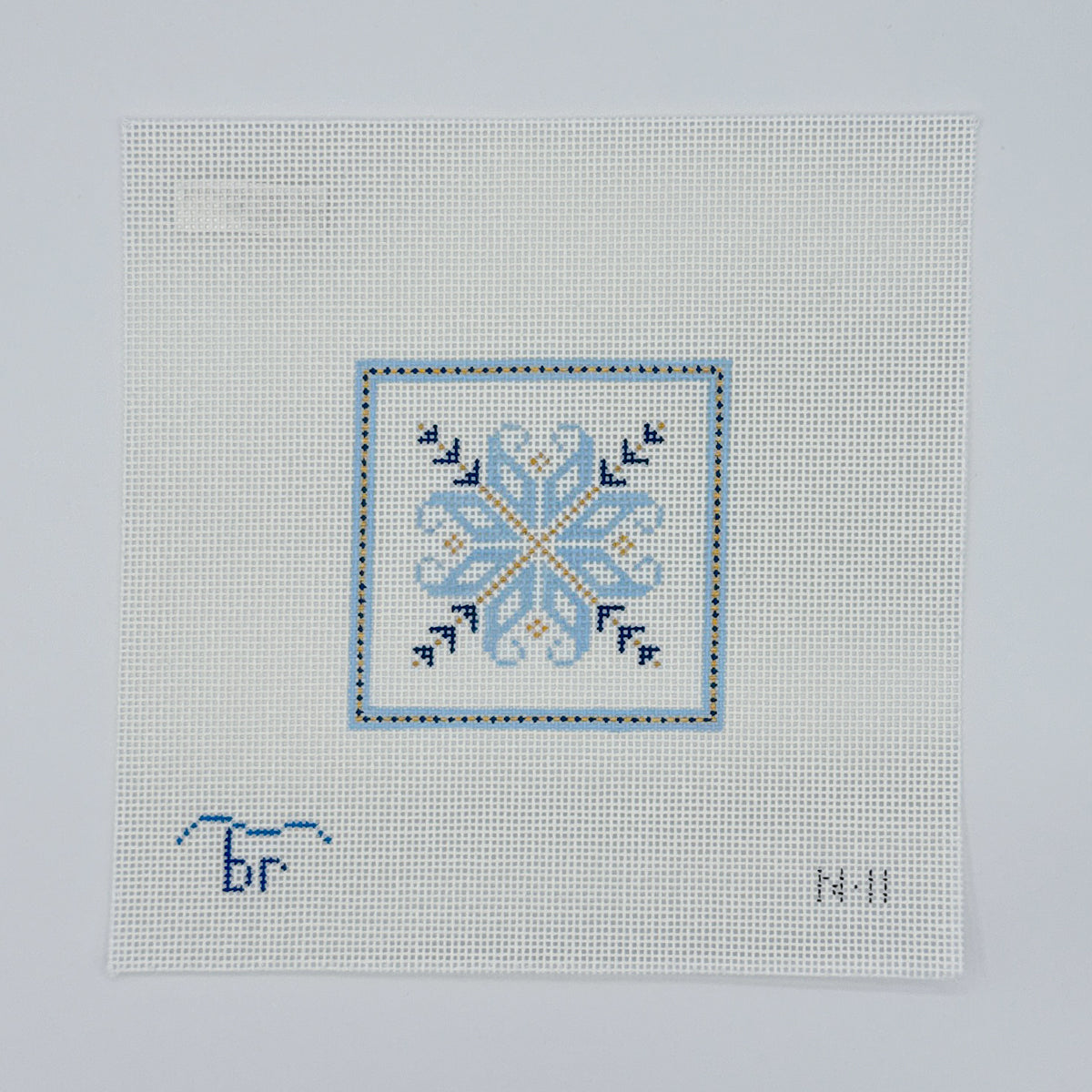 Nordic Square Blue/Gold