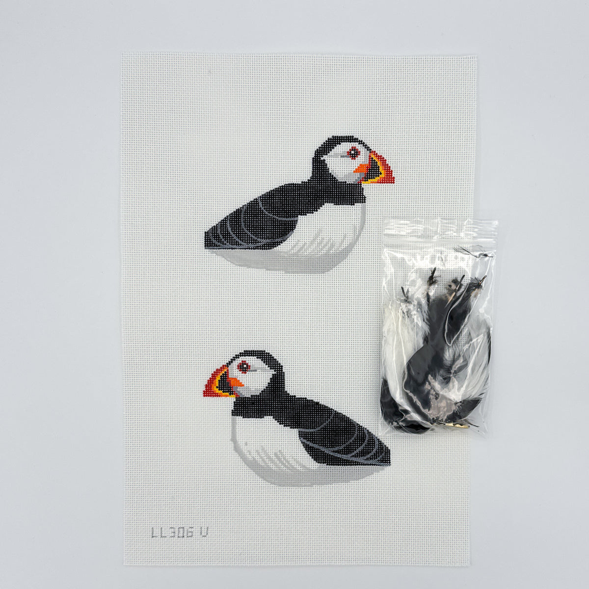 Labors of Love: Puffin (2 sided + feathers)