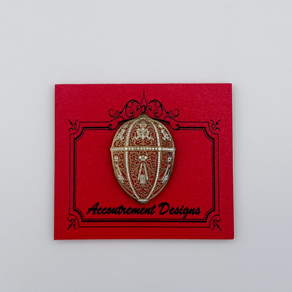 Red Faberge Egg Needleminder