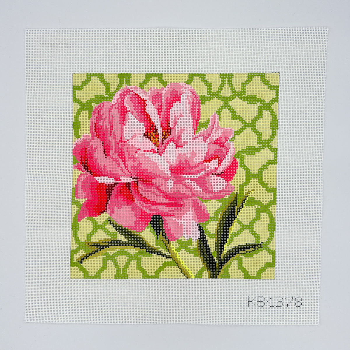 Trellis Square - Peony
