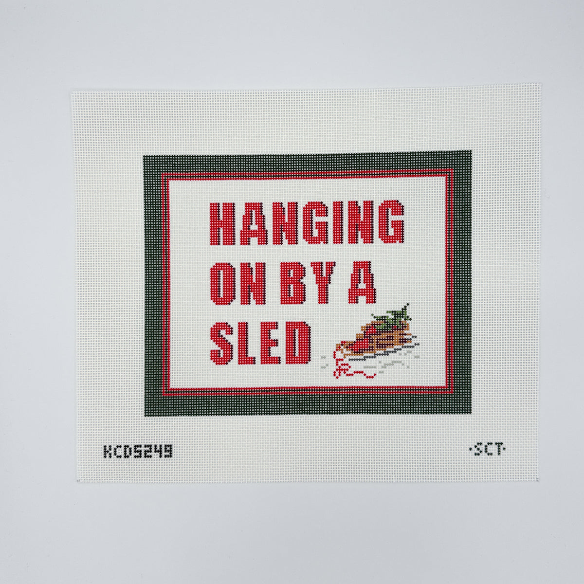 SCT Designs: Hanging On By A Sled
