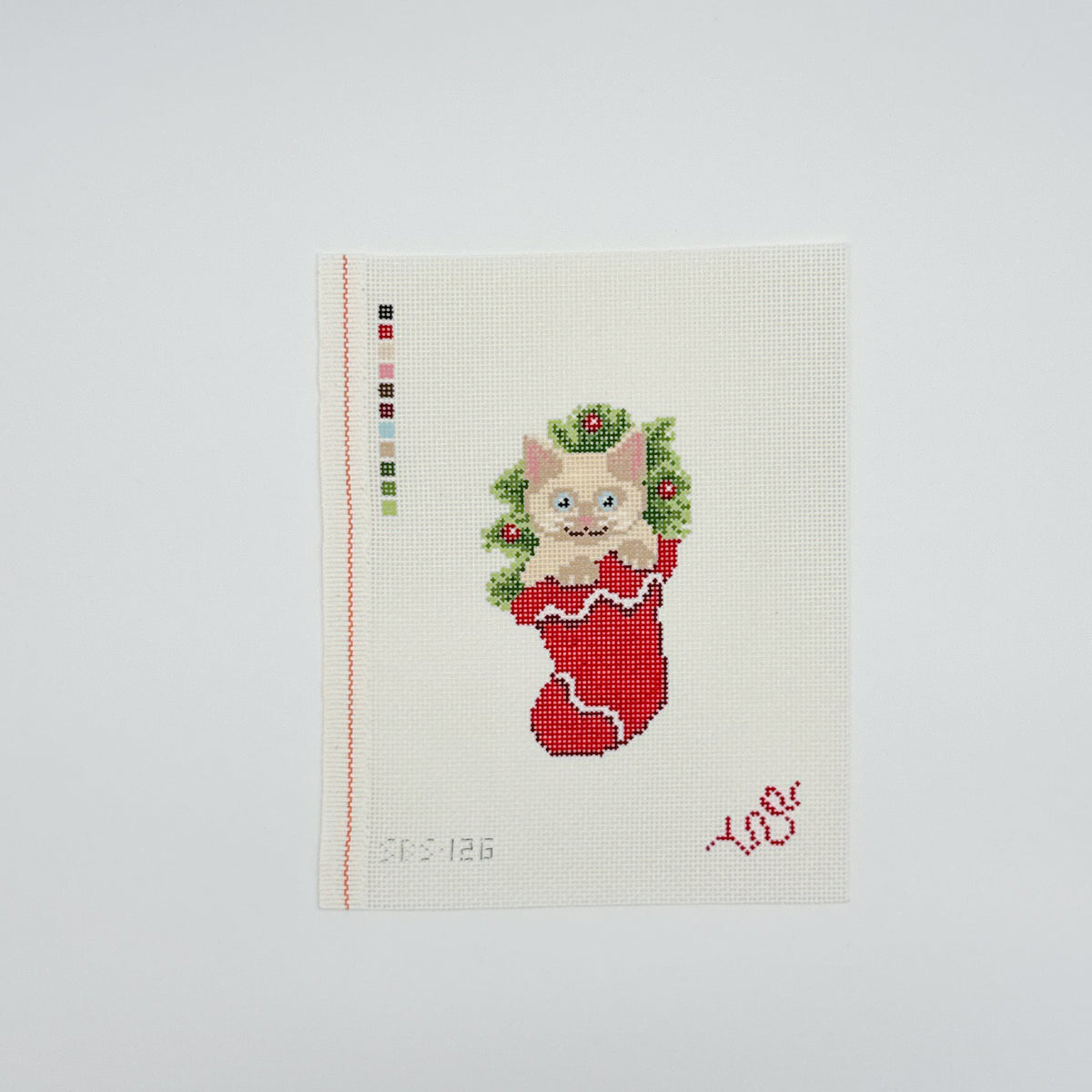 Kitten in Stocking - Siamese