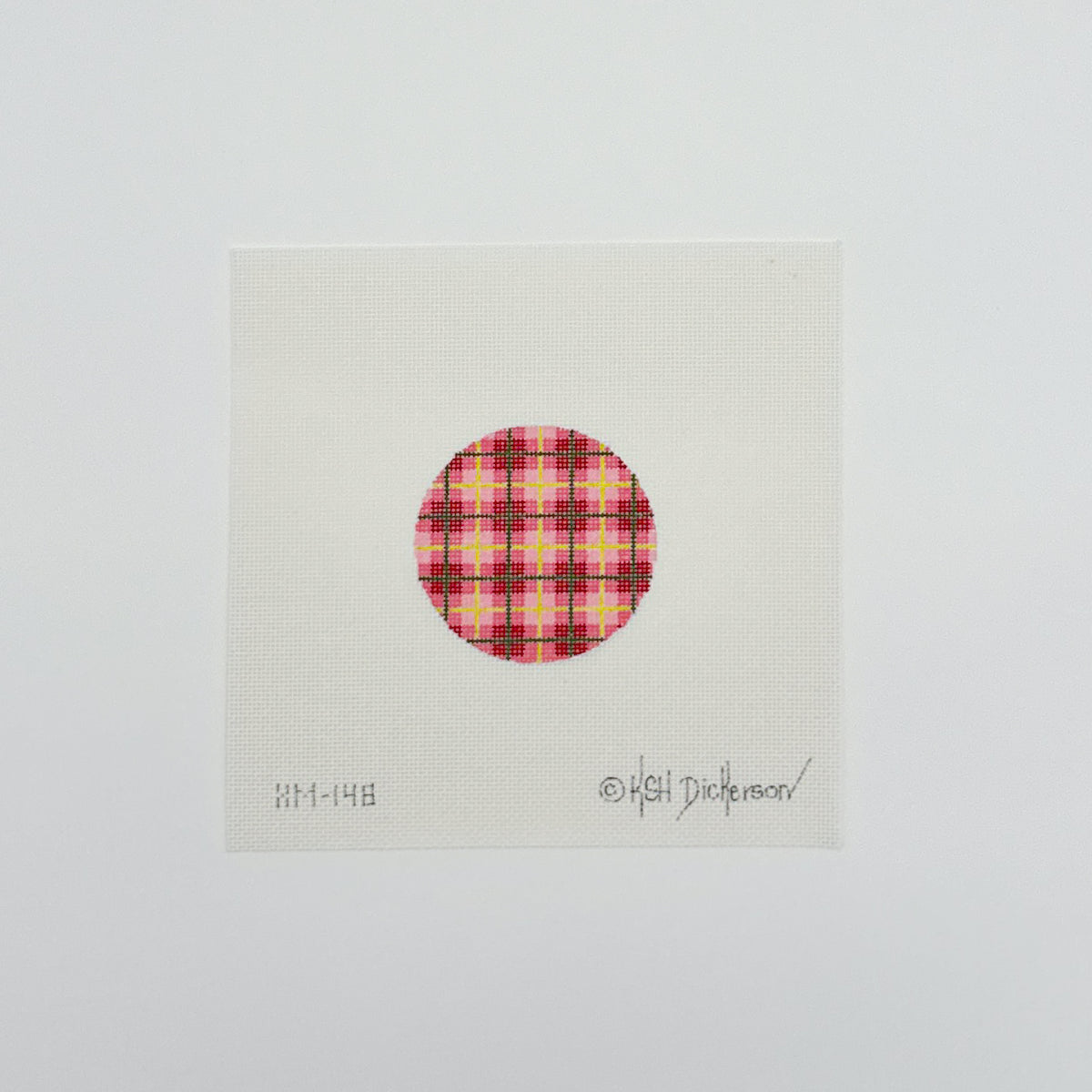 Christmas Plaid Round