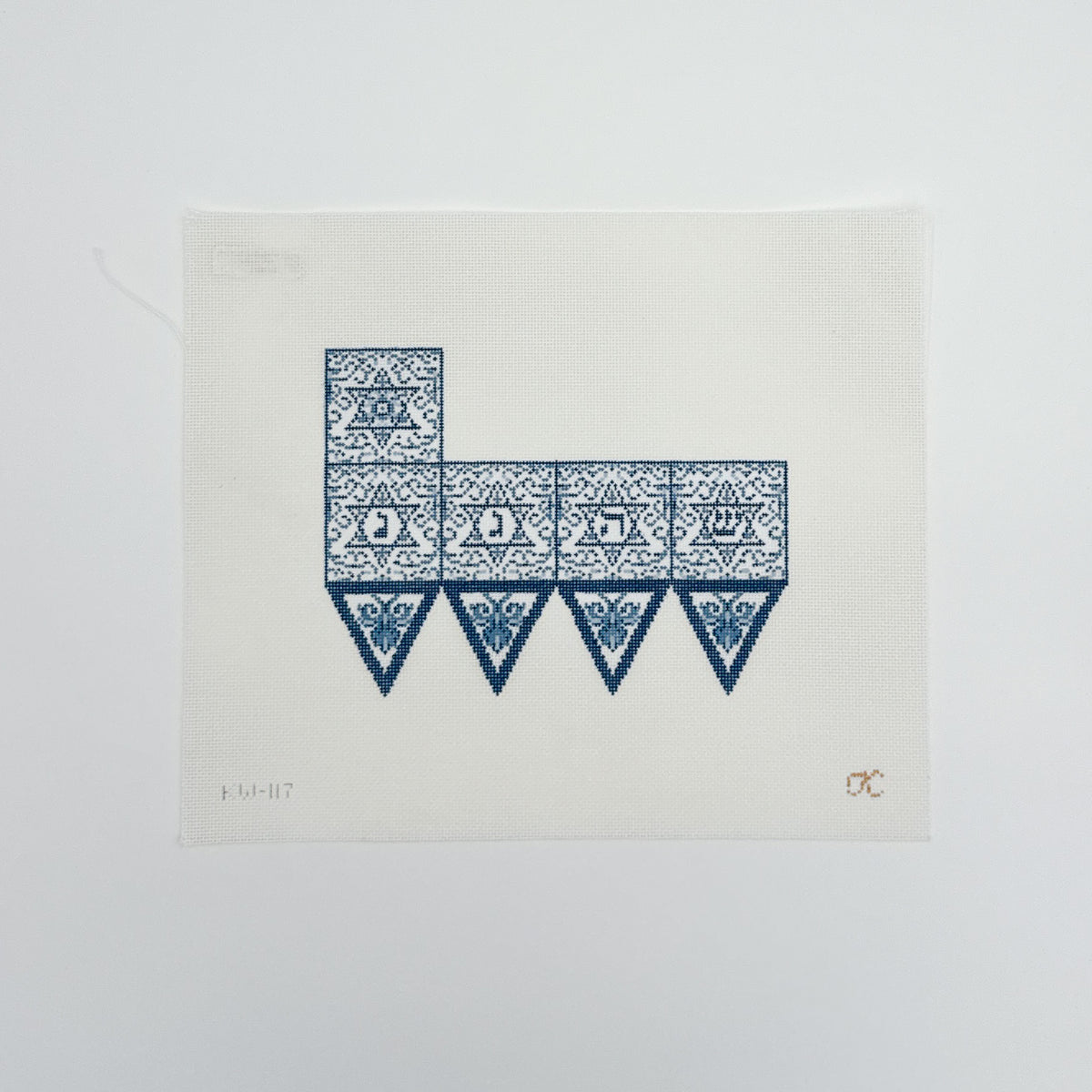 Transferware Dreidel