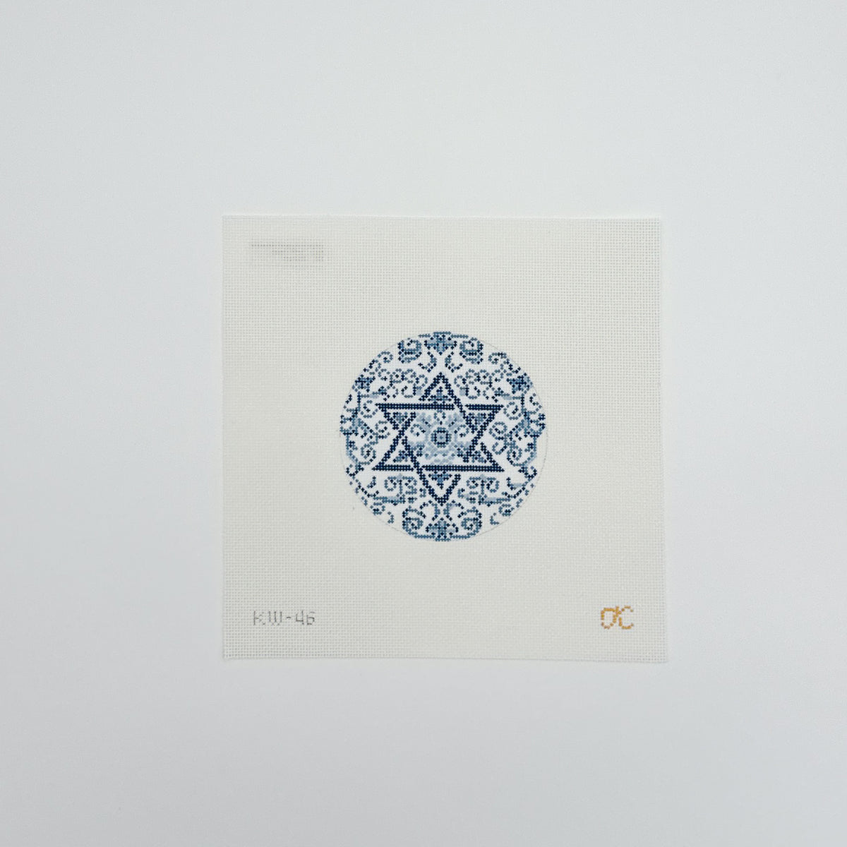 Transferware Judaica Round