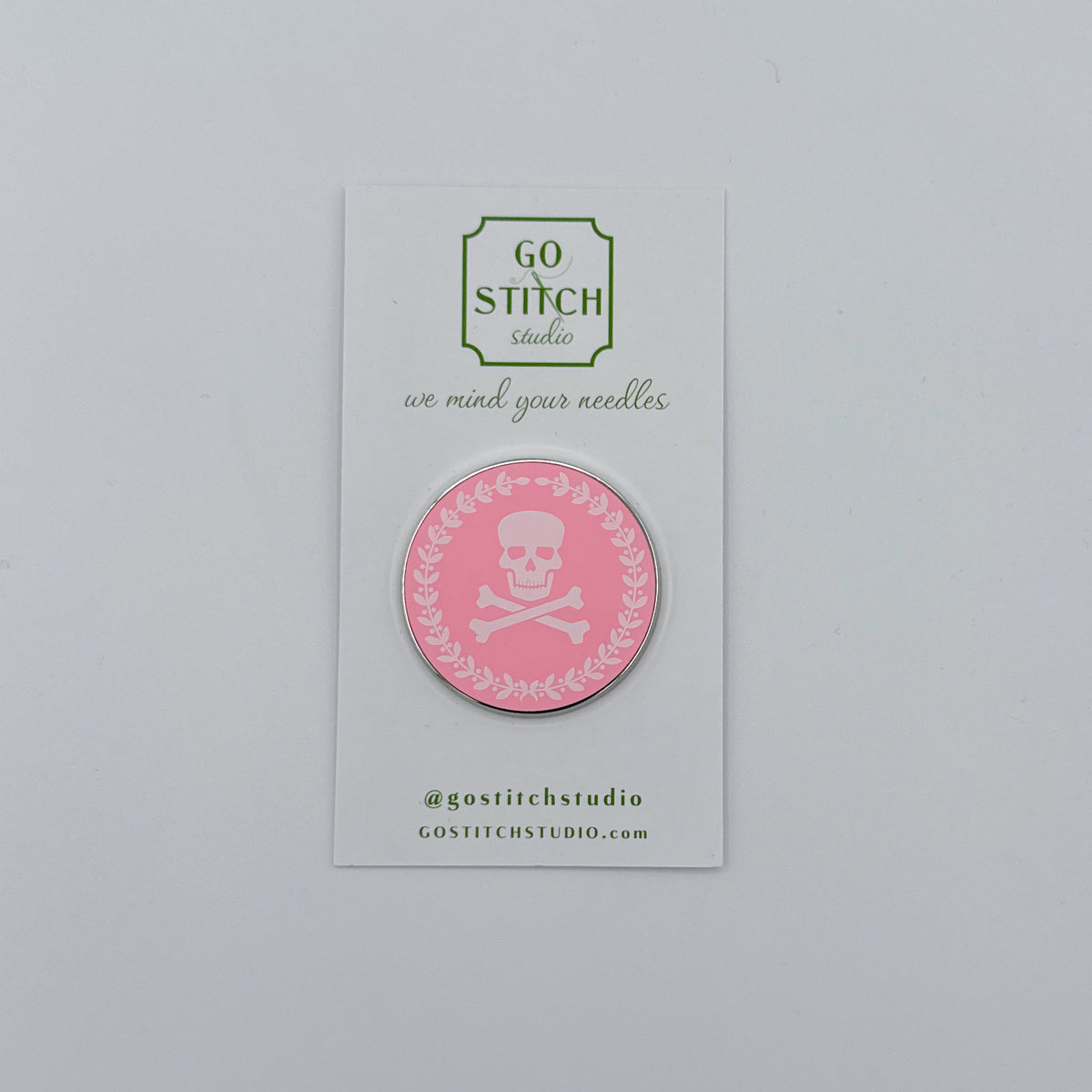 Pink Jolly Roger Needleminder