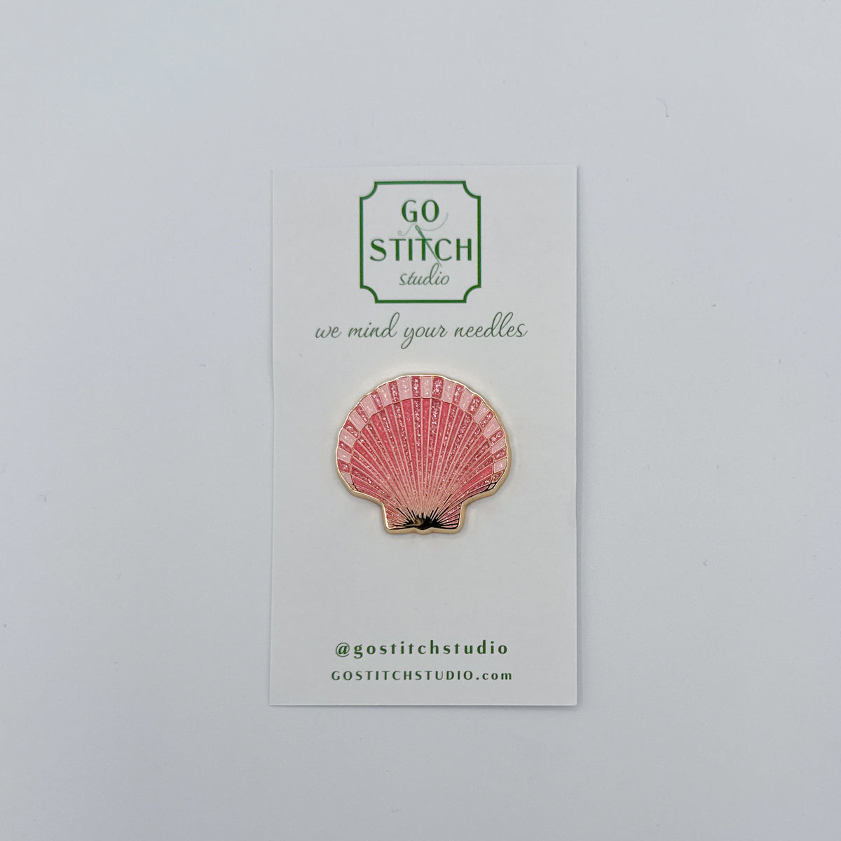 Pink Shell Needleminder