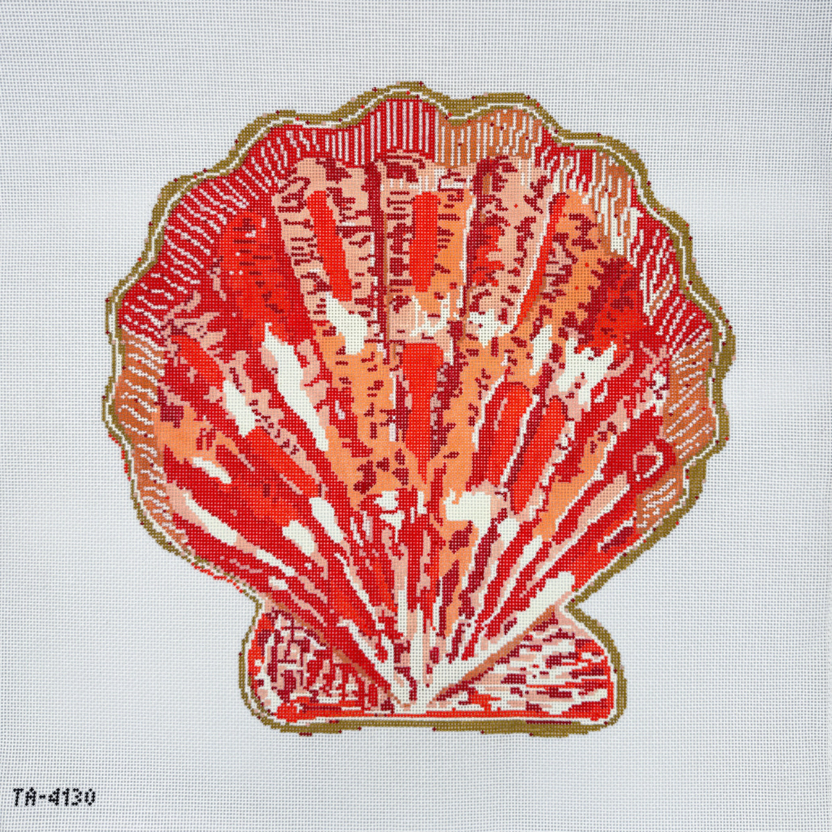 Scallop Shell - Orange