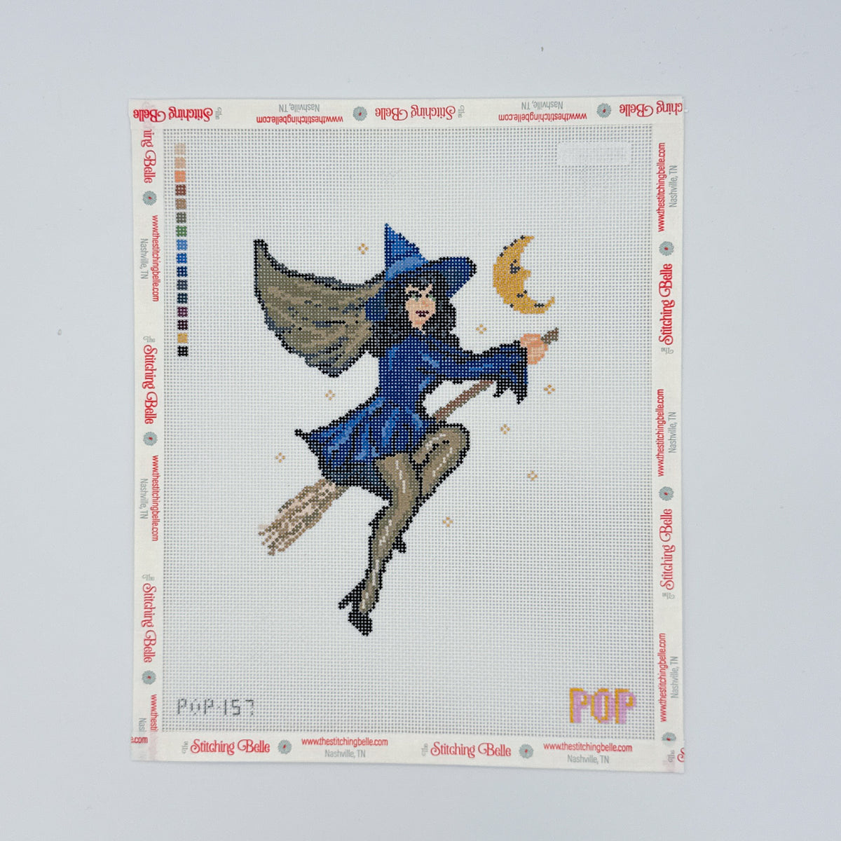 Retro Witch in Blue
